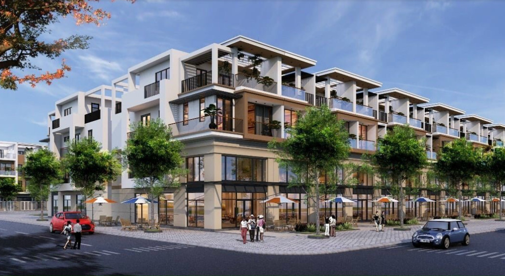 Phối cảnh nhà phố dự án Iris Residence